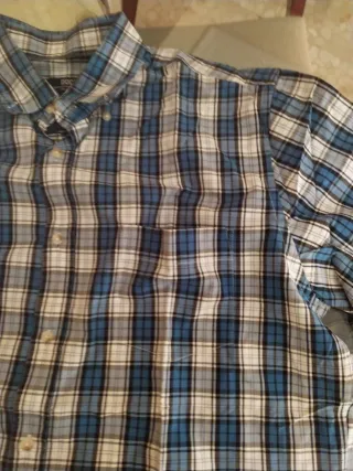 Camisa de cuadros hombre