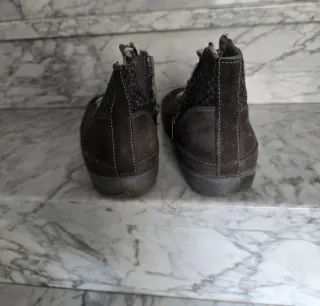 Baskets uomo pelle grigie