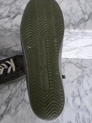 Baskets uomo pelle grigie