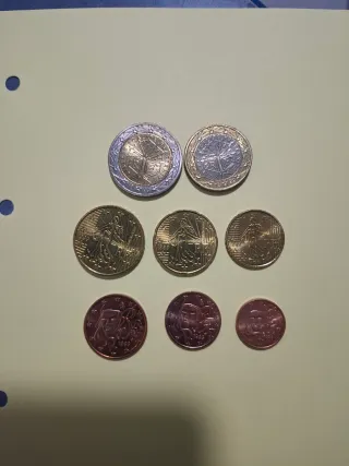 Francia  serie 8Monedas € 1999