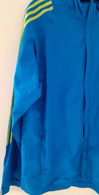 Chaqueta Adidas entrenamiento hombre azul/amarillo