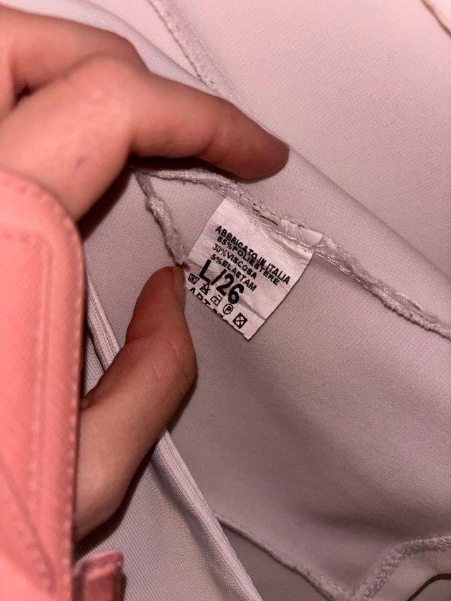 Chaqueta militar blanco roto