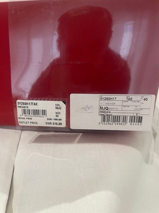 Tenis Valentino Garavani Beige/Amarillo,