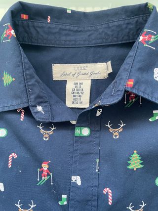 Camicia natalizia per bambini