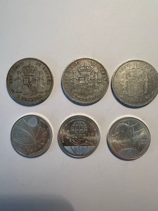 Lotto di monete d'argento