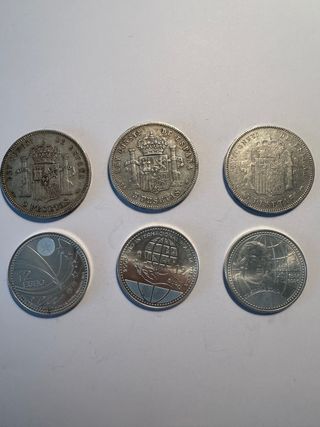 Lotto di monete d'argento