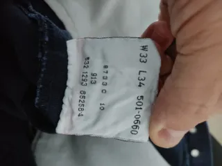 Levi's 501 0660 USA 1993 W33 L34 Vintage