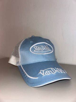 Berretto Van Dutch Celeste Rete Unisex Nuovo