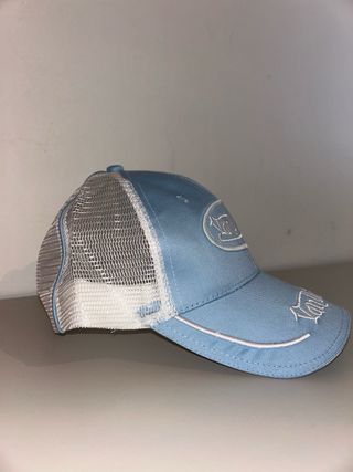 Berretto Van Dutch Celeste Rete Unisex Nuovo