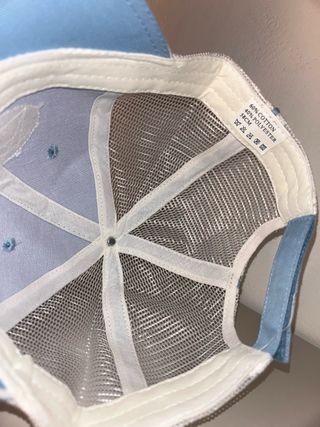 Berretto Van Dutch Celeste Rete Unisex Nuovo