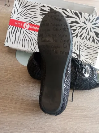 Zapato Callaghan Negro Talla 37