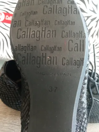 Zapato Callaghan Negro Talla 37