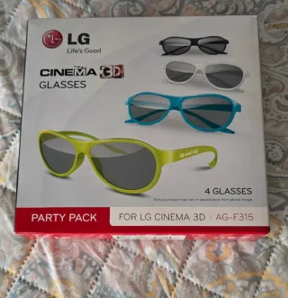 Gafas 3D LG Cinema Party Pack (4 unidades)