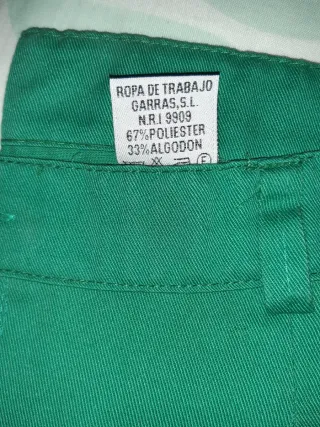 Pantalón de trabajo Garras verde