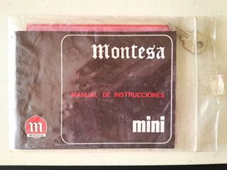 Manual Montesa Mini + Llave Moto años 60