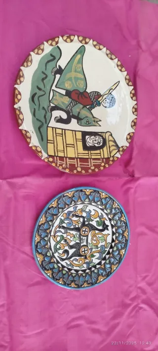 Lote 2 piatti antichi