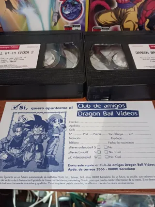2 Películas Dragon Ball GT VHS (19 y 20)