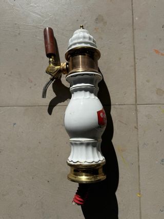 Grifo Cerveza Porcelana Dorado 1970