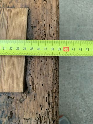 Banco carpintero antiguo madera