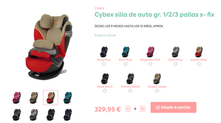 Silla Coche Cybex Gold Pallas Fix
