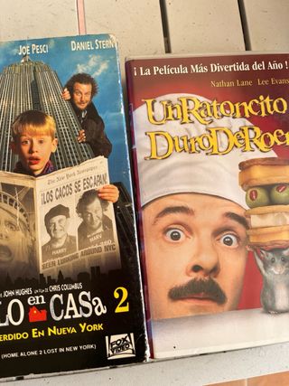 Lote 4 Películas VHS familiares Clásicas
