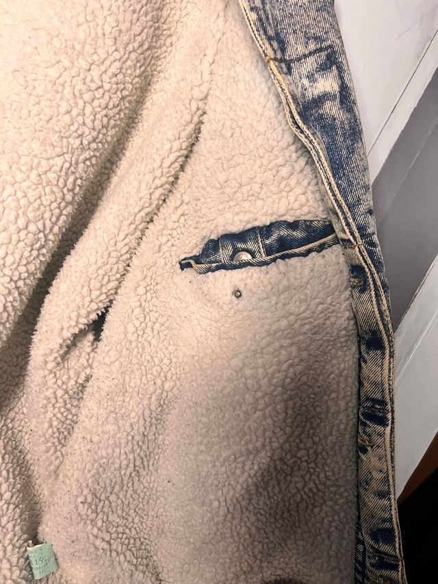 Chaqueta vaquera CIMARRON forro borrego