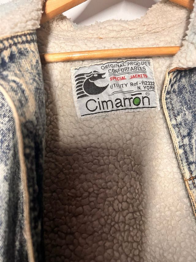 Chaqueta vaquera CIMARRON forro borrego