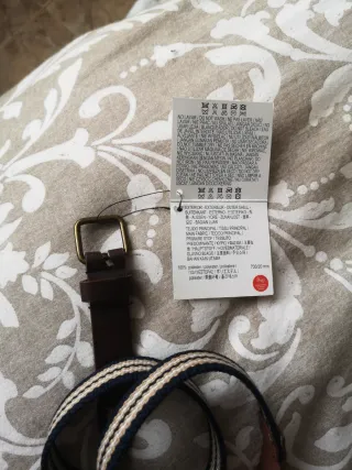 Cinturón Zara Talla 7/9 con etiquetas