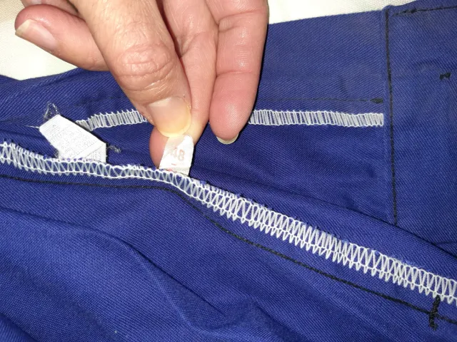 Pantalón de trabajo azul