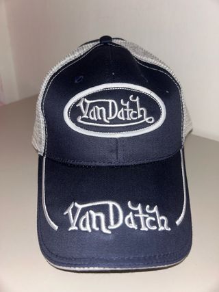 Berretto Von Dutch Blu e Grigio Unisex Nuovo