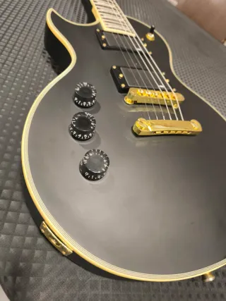 Guitarra Zurda Harley Benton Negra