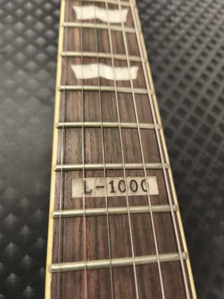 Guitarra Zurda Harley Benton Negra