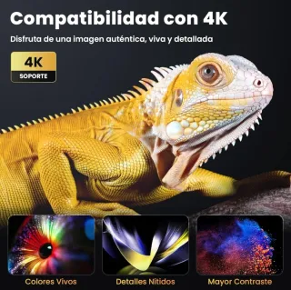 Proyector 4K Soporte 1080P Nativo Bluetooth 5.1