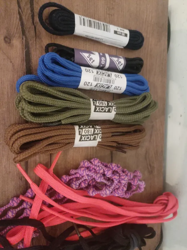 Set di lacci per scarpe da ginnastica e stivali