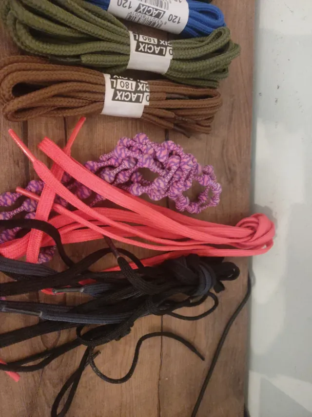 Set di lacci per scarpe da ginnastica e stivali
