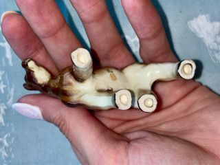 Familia Caballos Porcelana Japonesa Vintage