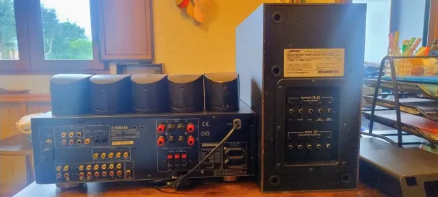 Home cinema Yamaha Negro