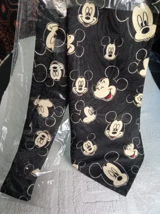 Corbata Disney Mickey Mouse Vintage Negra