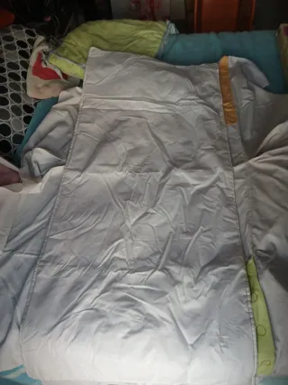 Edredón y chichonera cuna oso