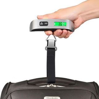 Báscula de mano para pesar maletas