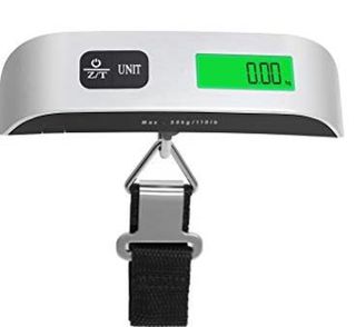 Báscula de mano para pesar maletas