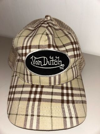 Berretto Von Dutch a quadri unisex