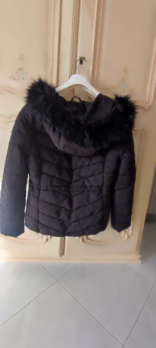 Piumino H&M nero con cappuccio