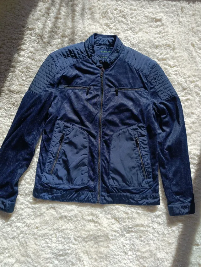 Chaqueta Zara Azul Hombre