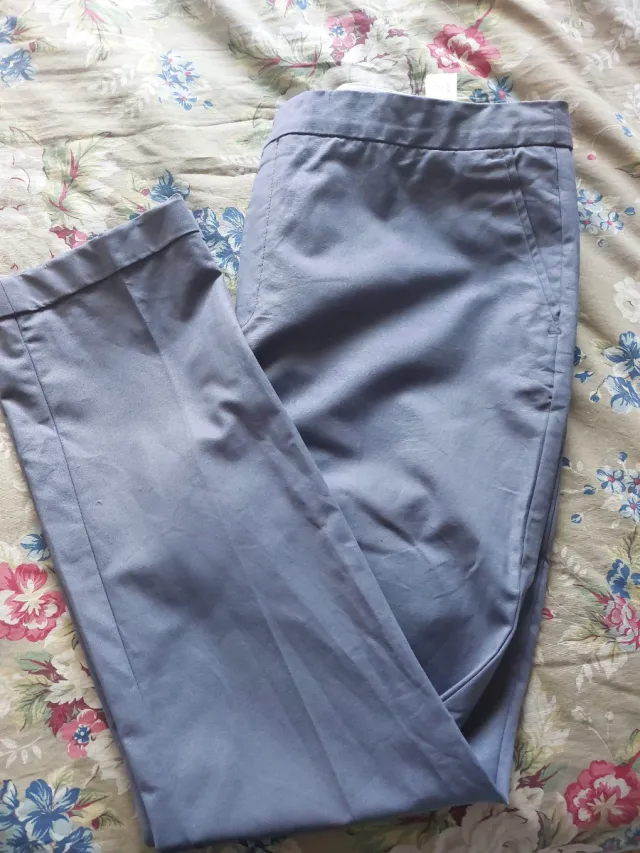 ZARA Pantalón mujer gris