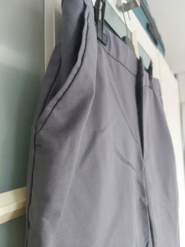 ZARA Pantalón mujer gris