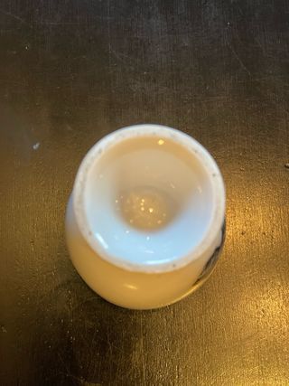 Conjunto 2 taças de ovo em porcelana – motivo cão