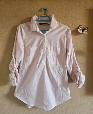 Camisa Zara rosa
