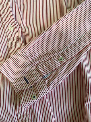 Camisa Tommy Hilfiger Rayas Rosas y Blancas