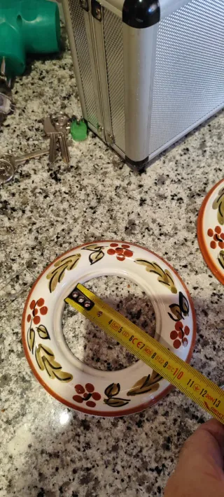 Embellecedor lámpara techo floral